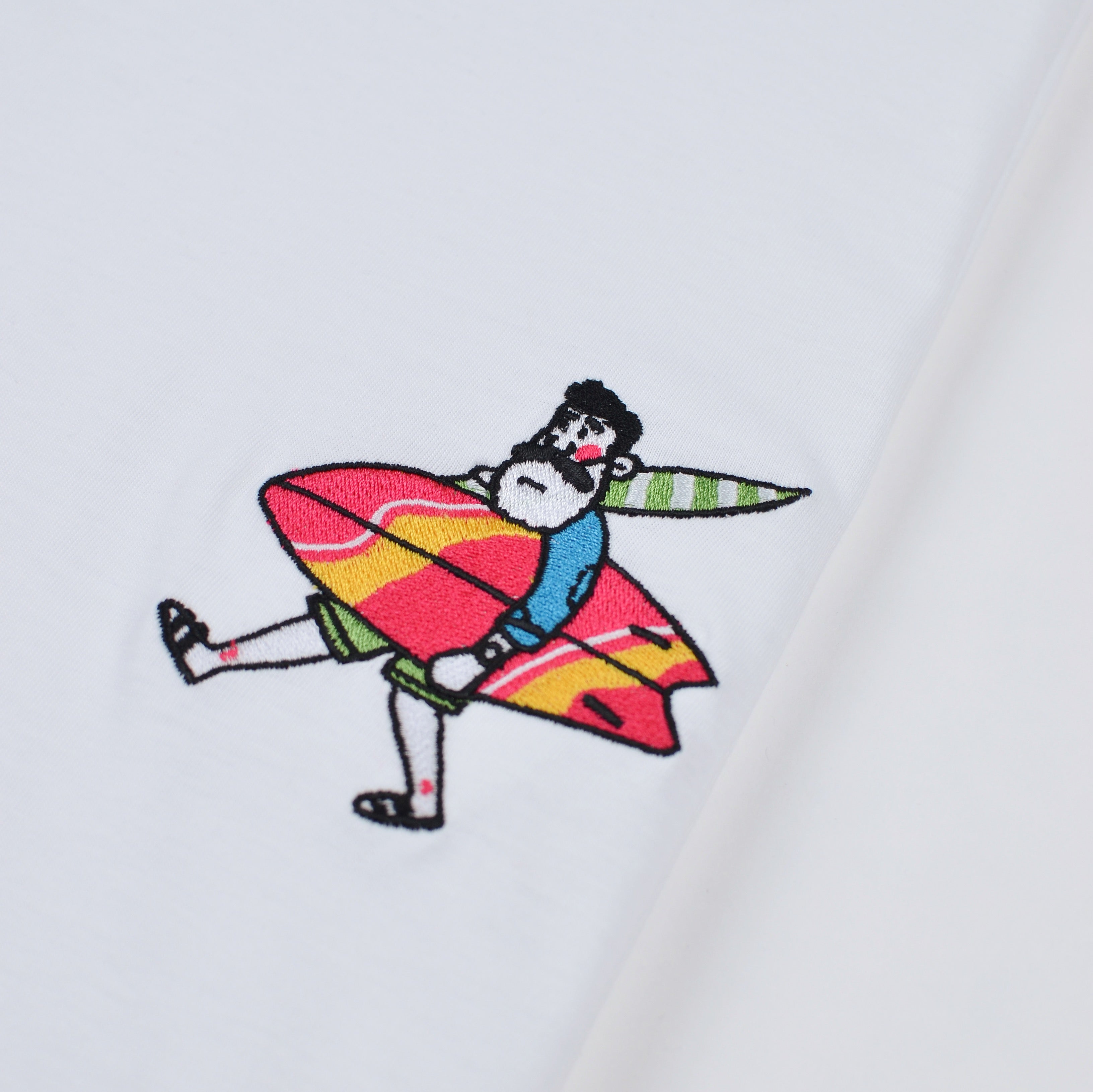 Nick's Beach Vacation - Embroidered T-shirt