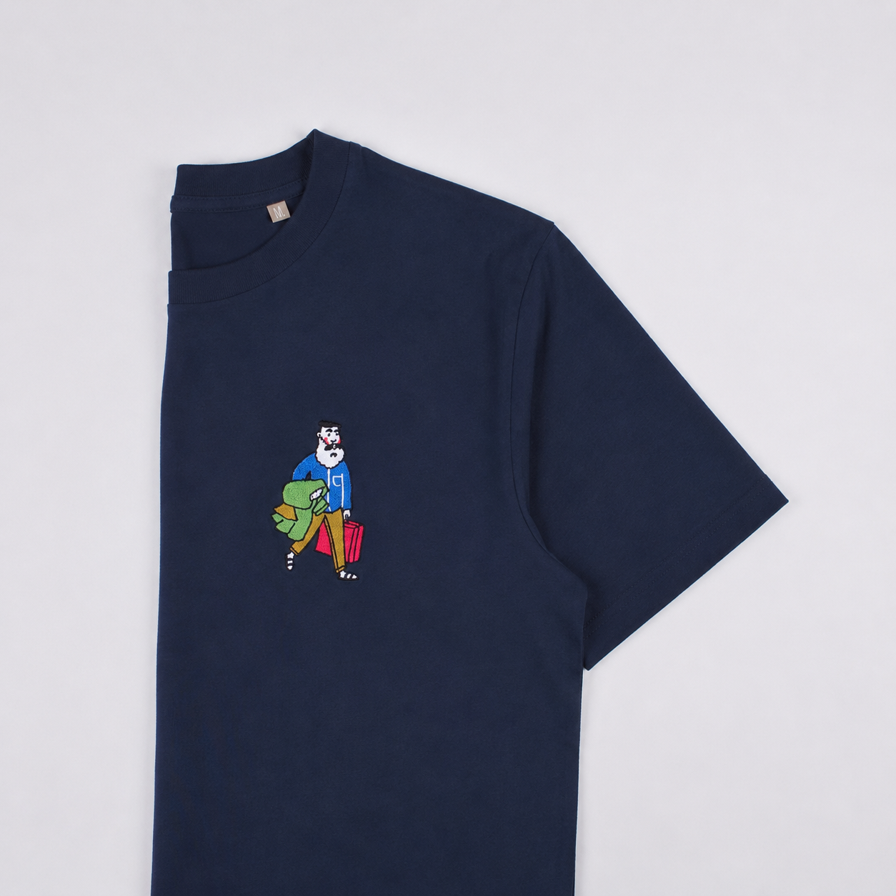 Nick Between Places - Embroidered T-shirt