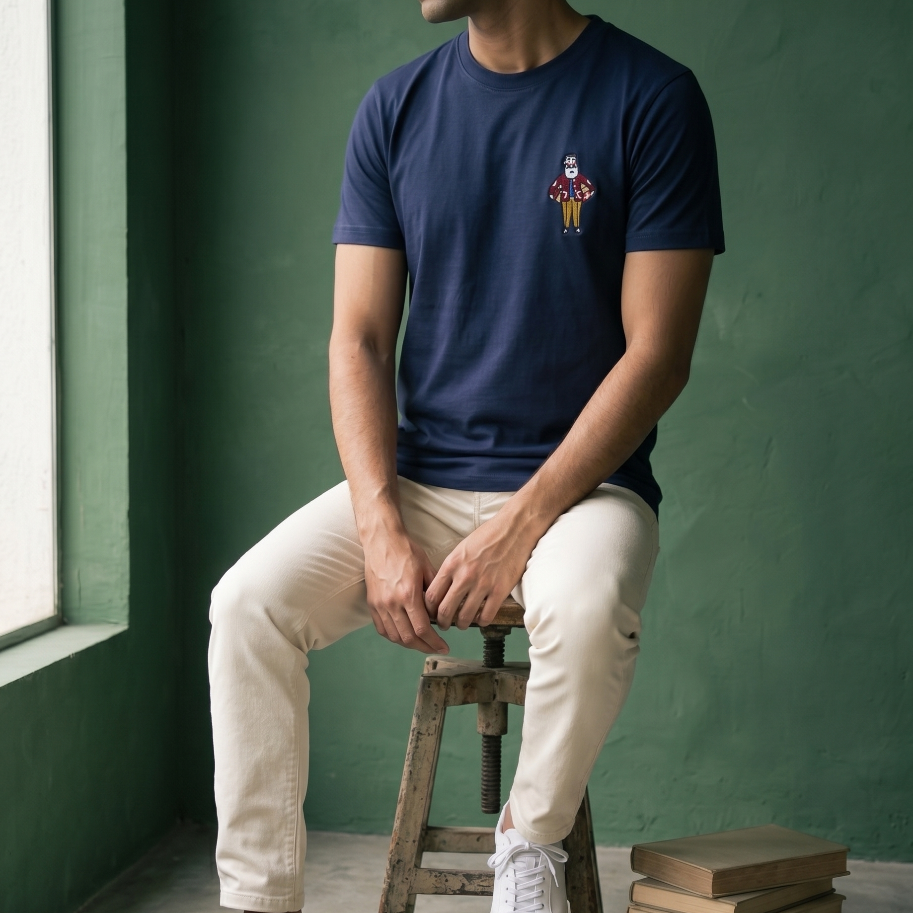 Just Nick Things - Embroidered T-shirt