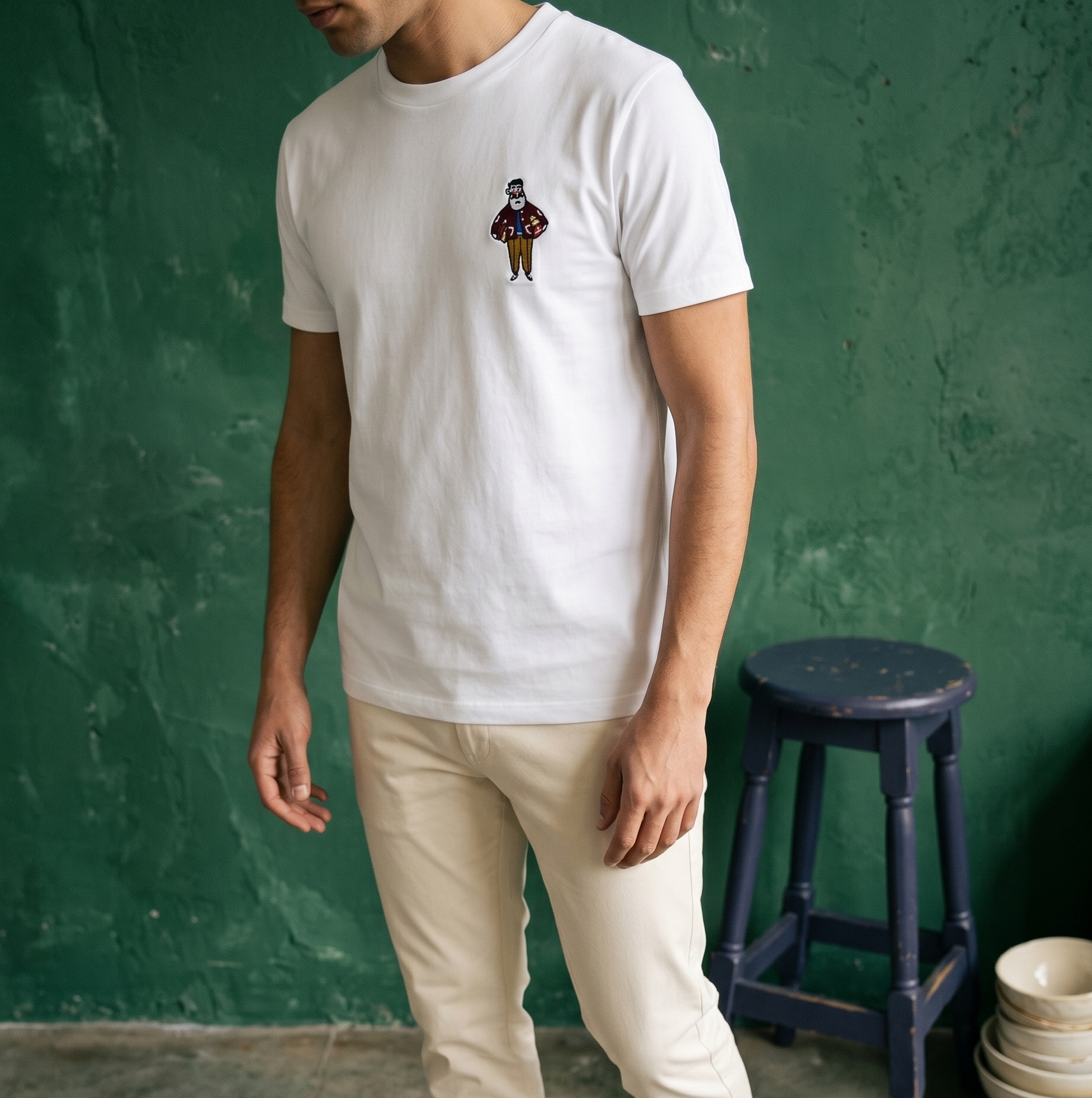 Just Nick Things - Embroidered T-shirt